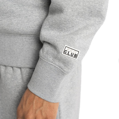 Heavyweight Basic Crewneck - Heather Gray