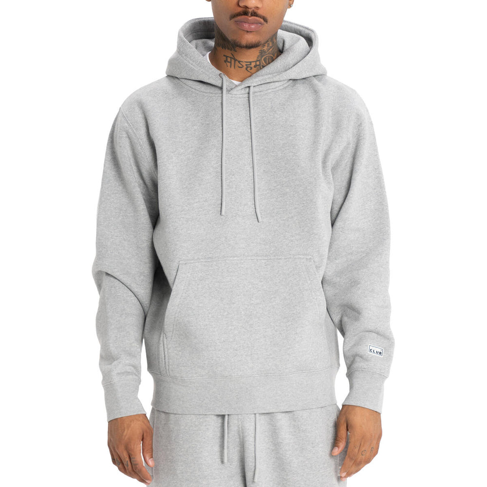 Heavyweight Basic Hoodie - Heather Gray