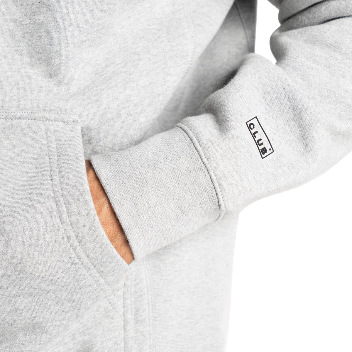 Heavyweight Basic Hoodie - Heather Gray