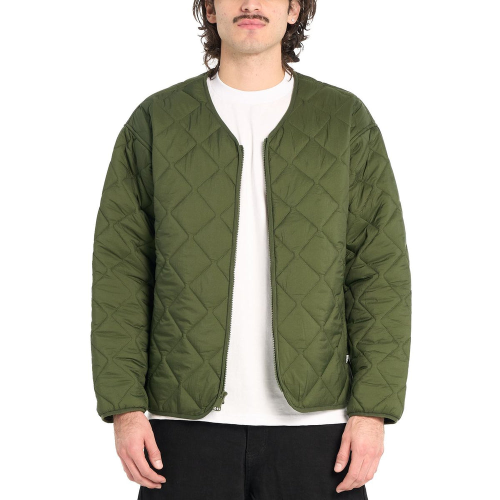 Heavyweight Quilted Liner Jacket - Olive