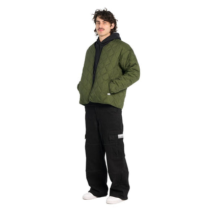 Heavyweight Quilted Liner Jacket - Olive