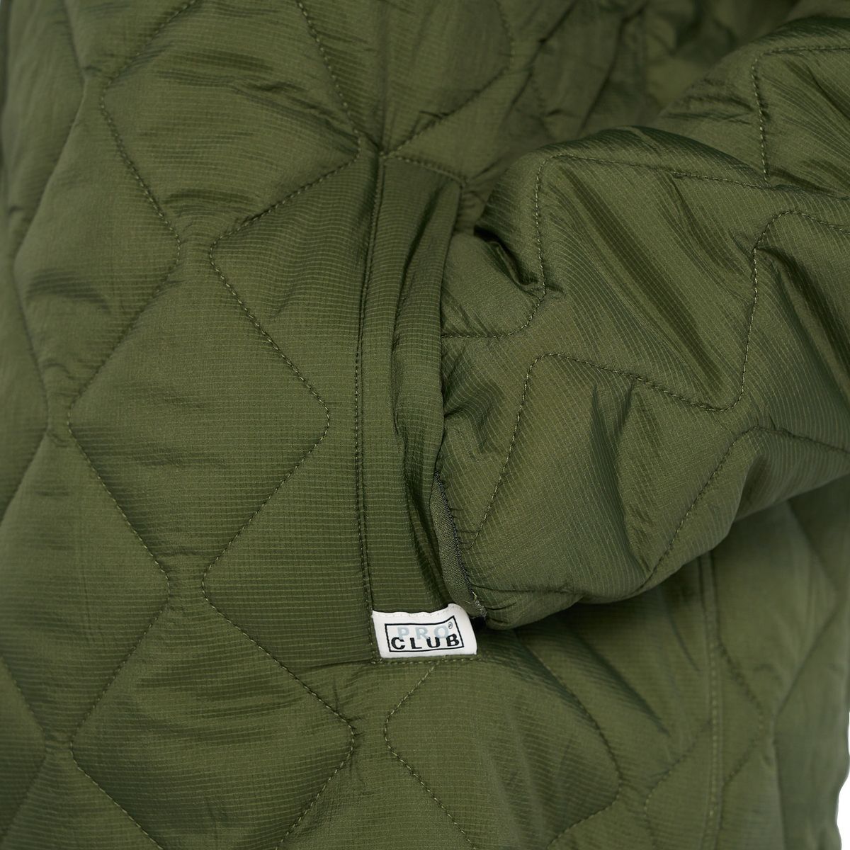 Heavyweight Quilted Liner Jacket - Olive