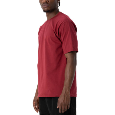 Pro Club T-Shirt Heavyweight Cotton - Burgundy