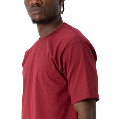 Pro Club T-Shirt Heavyweight Cotton - Burgundy