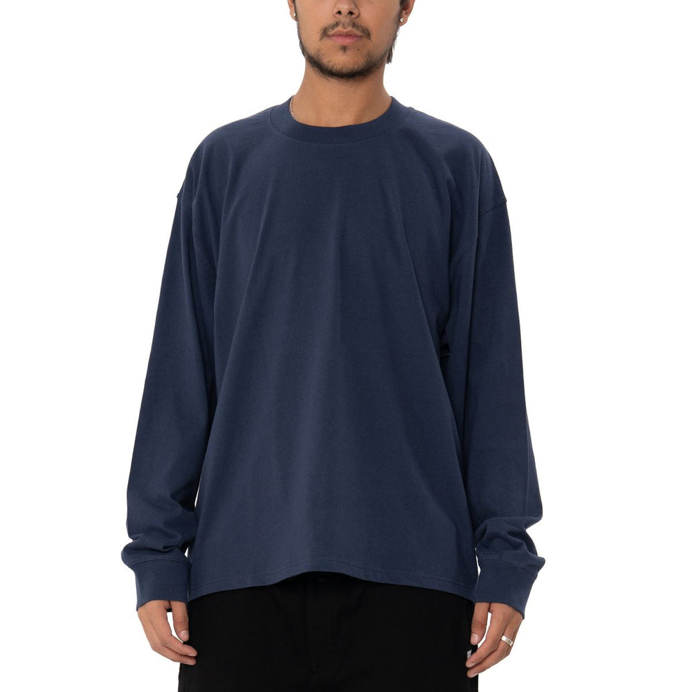 Heavywide Long Sleeve T-Shirt - Navy