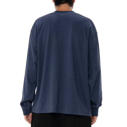 Heavywide Long Sleeve T-Shirt - Navy
