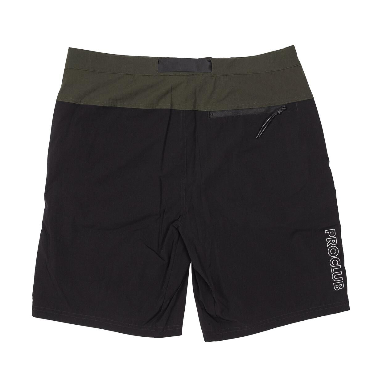 Performance Stretch Nylon Hiking Short - Black/Olive