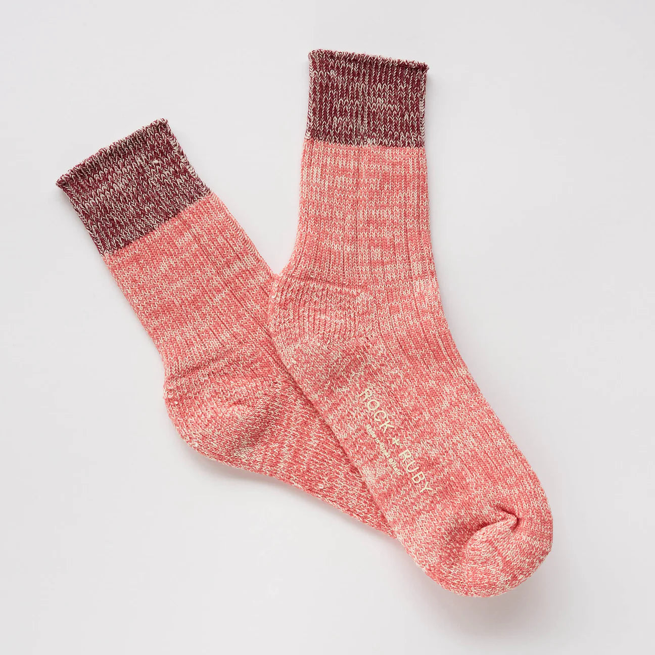 Chaussette en coton Elsie - Pink Rose