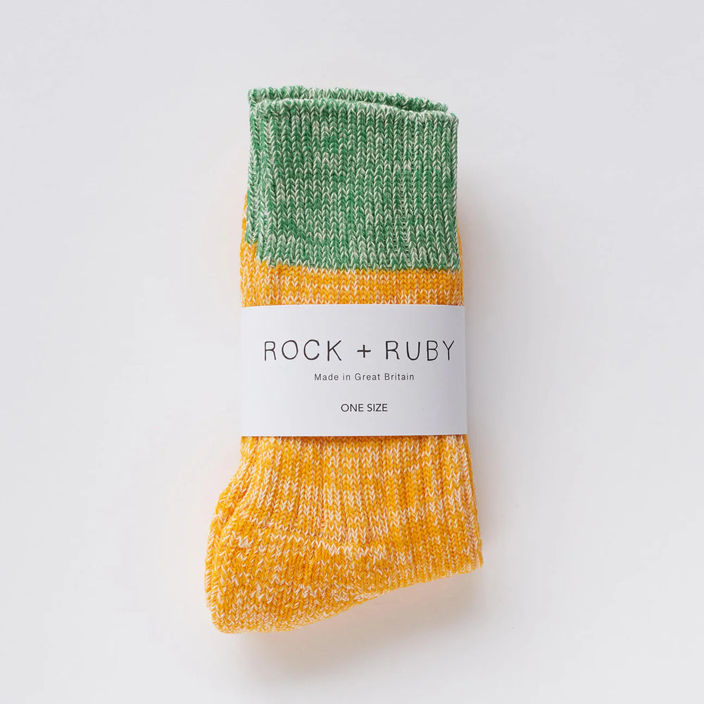 Elsie Cotton Sock - Sunny Yellow