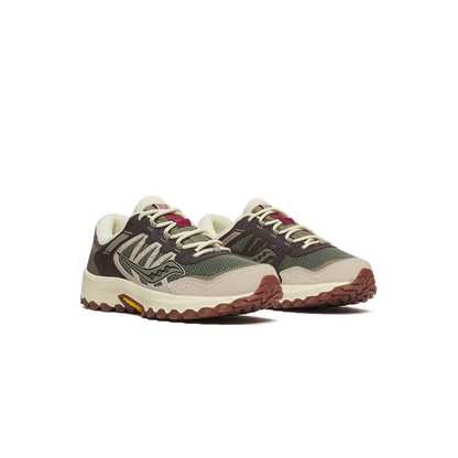 Grid Peak - Olive / Brown