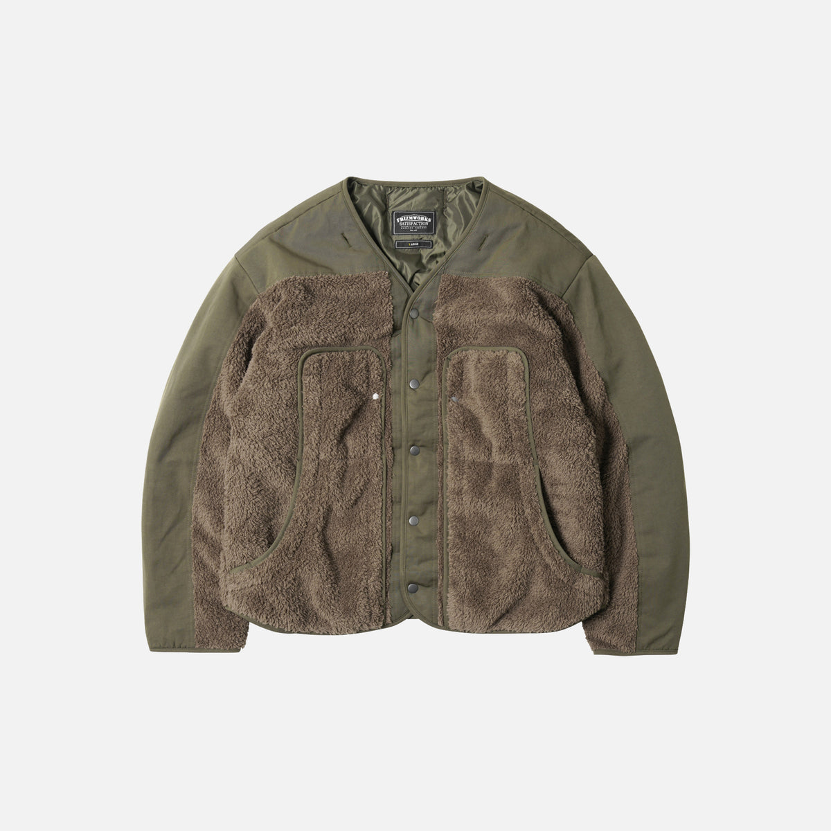 Smock 2 in 1  Hooded Parka Jacket - Olive