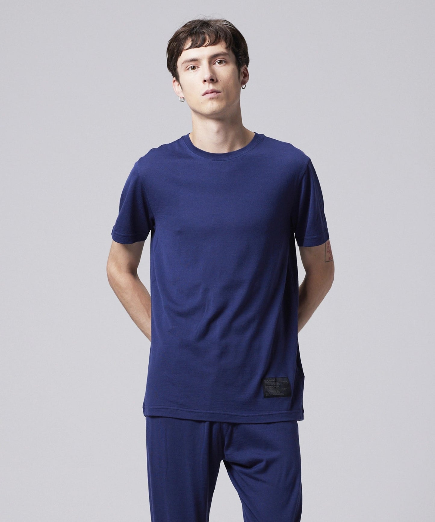 Merino Wool T-Shirt - D.Navy