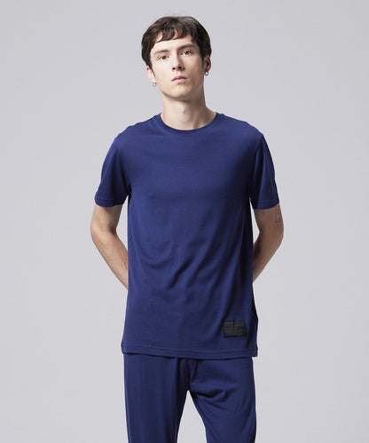 Merino Wool T-Shirt - D.Navy
