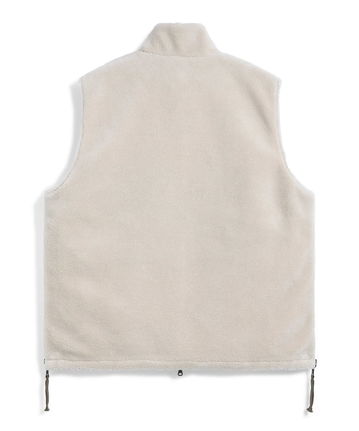 Military Reversible “Hi Neck” Down Vest - D.Olive / Cream