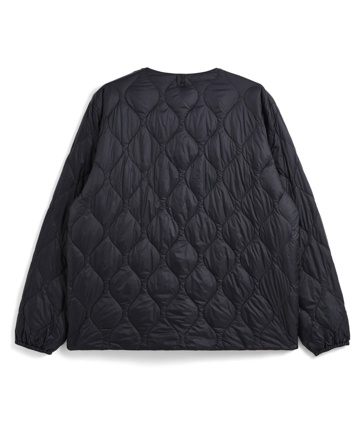 Reversible China Button Down Jacket - D.Navy / D.Brown