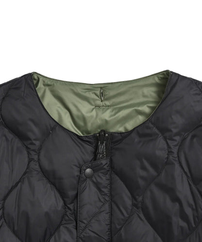 Reversible MA-1 Type Inner Down Jacket - Crazy Olive x Black