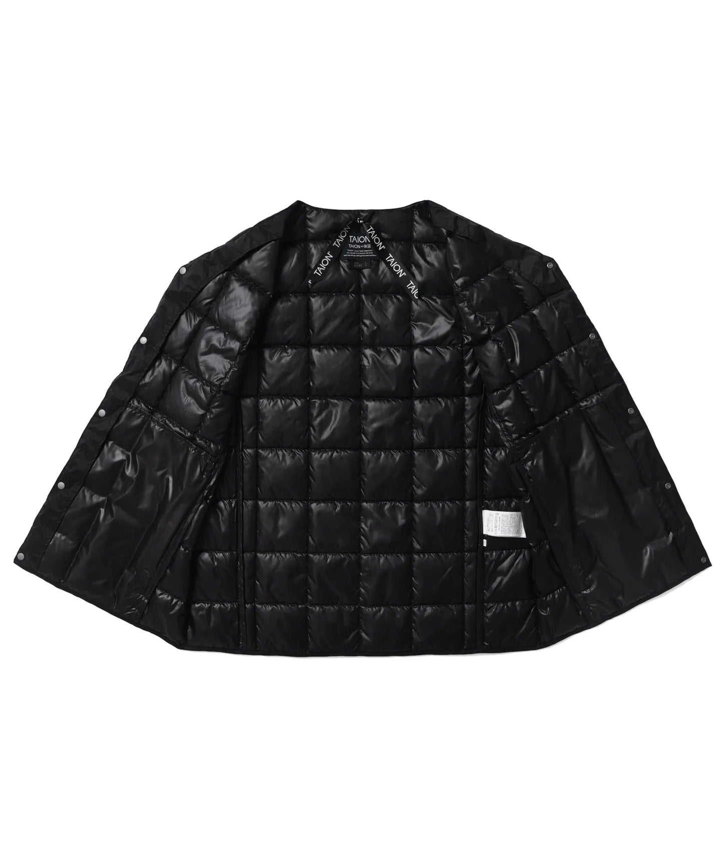 V-Neck Button Down Vest - Black