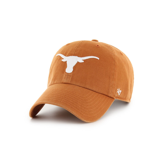 Casquette Texas Longhorns Clean Up - Burnt Orange