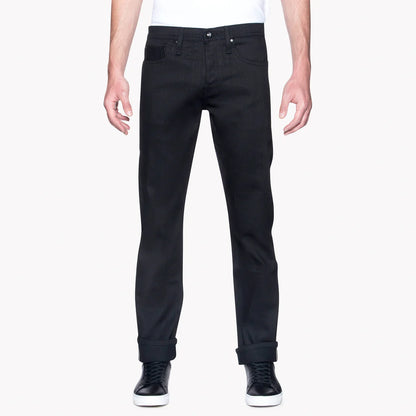 UB222 Tapered Black Stretch Selvedge