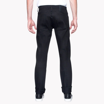 UB222 Tapered Black Stretch Selvedge