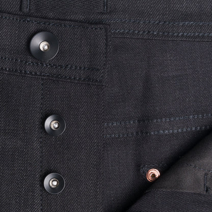 UB222 Tapered Black Stretch Selvedge