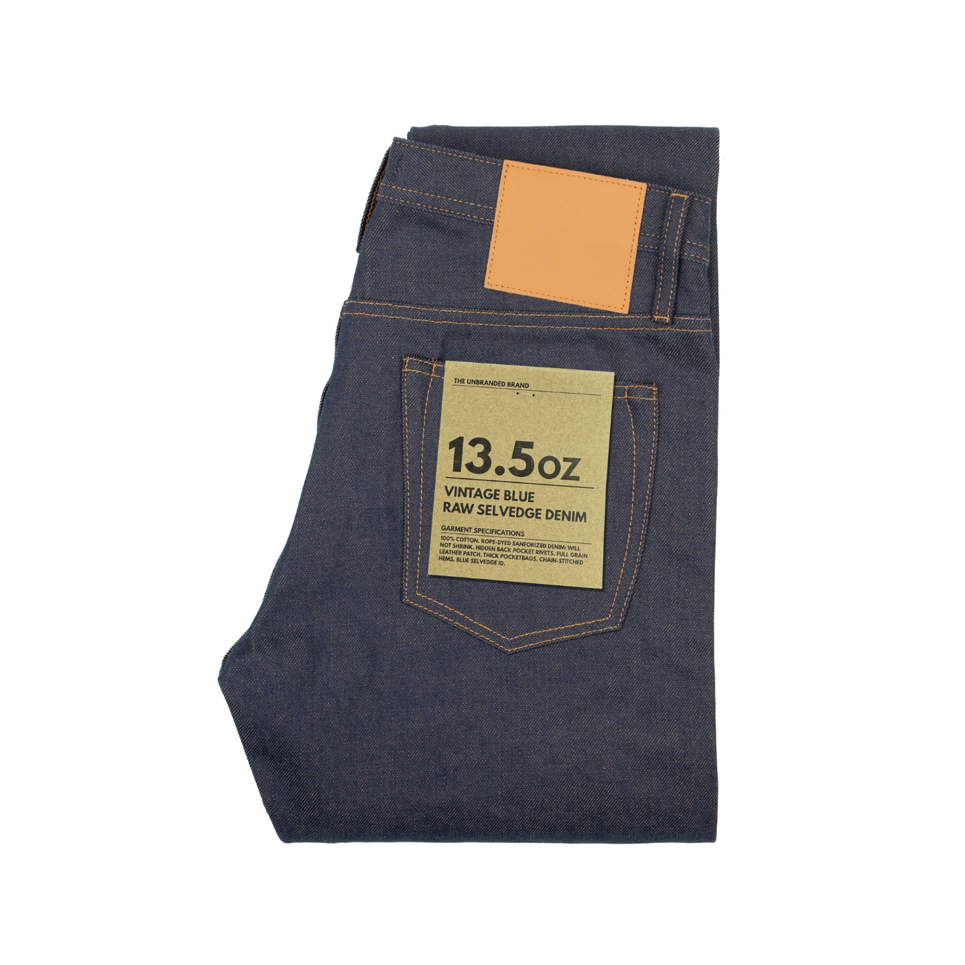 UB854 Relaxed Straight Fit - Vintage Blue Selvedge