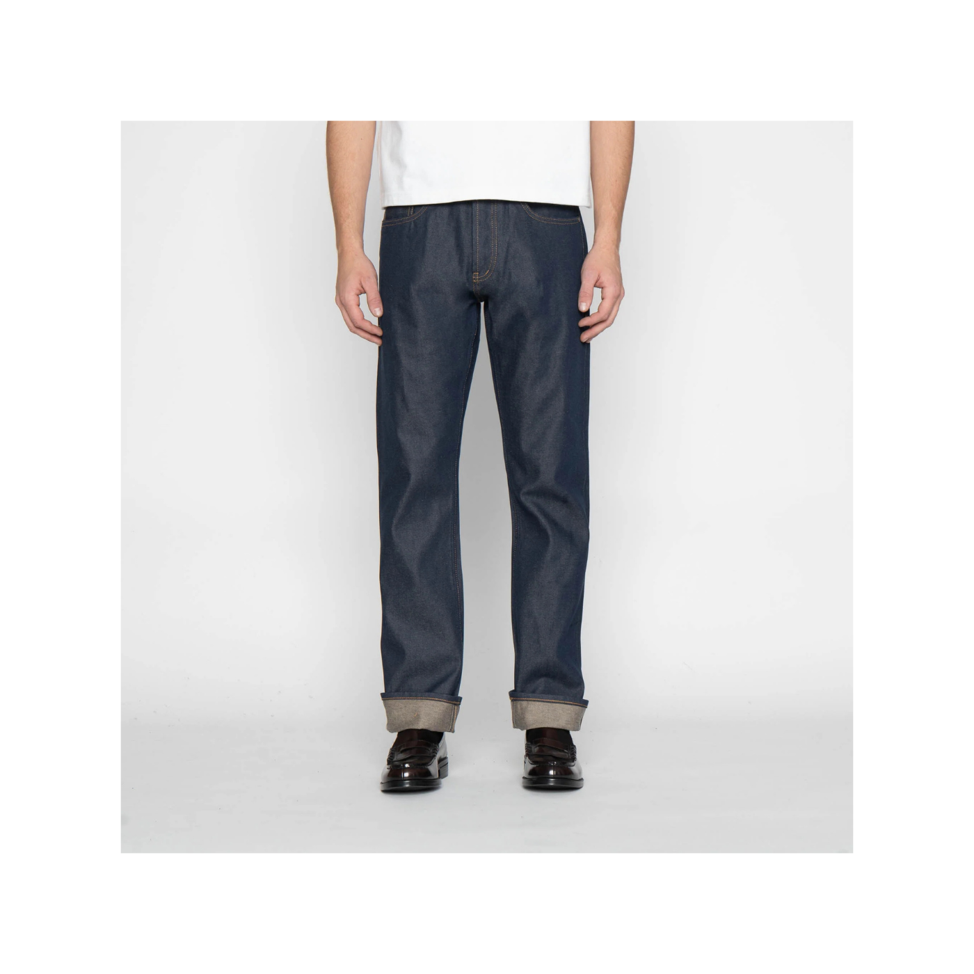 UB854 Relaxed Straight Fit - Vintage Blue Selvedge