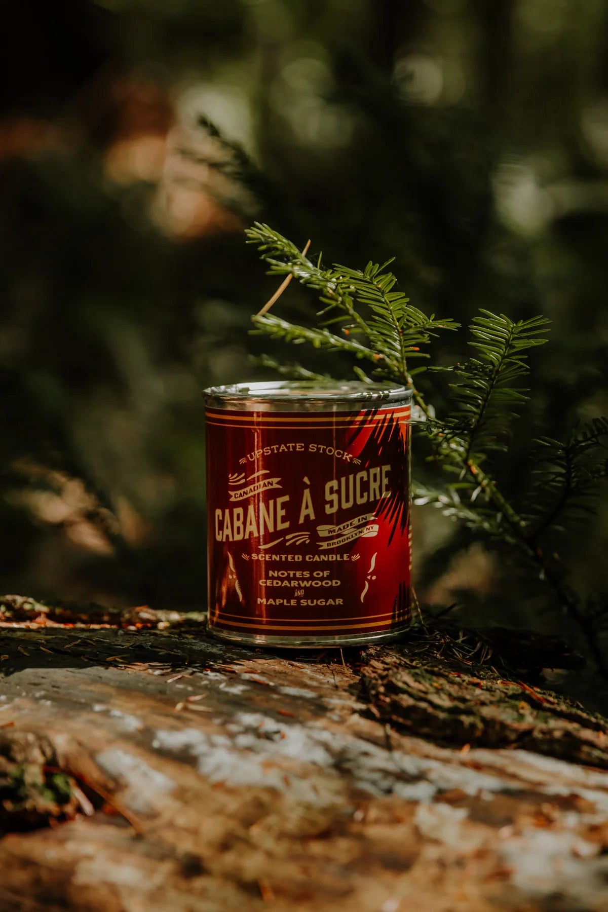 Bougie en cire de noix de coco - Cabane à sucre