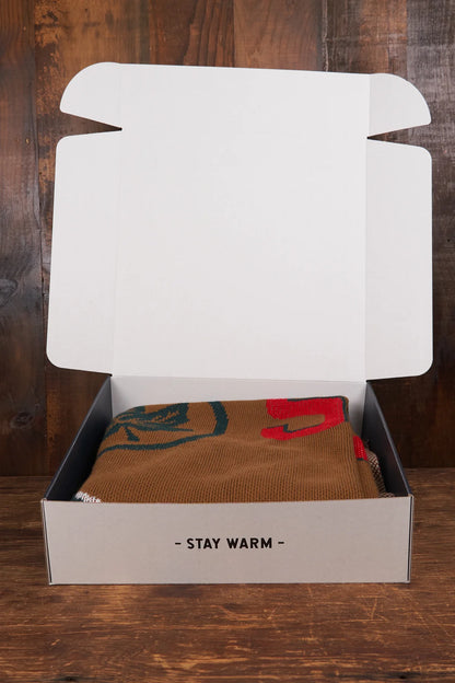 Fireside Blanket - Leaf