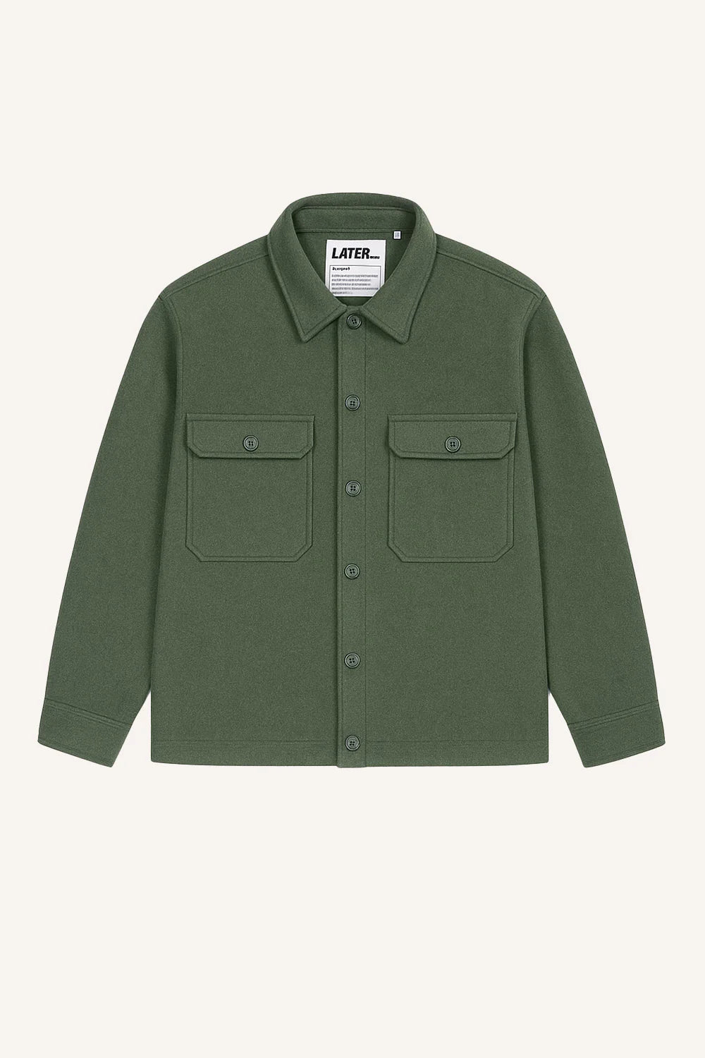 Veste Worker en laine - Kaki