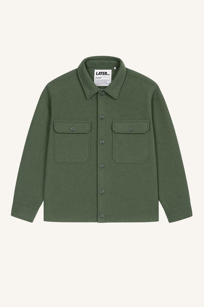 Veste Worker en laine - Kaki