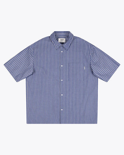 Walker Short Sleeve Shirt - Navy Blue