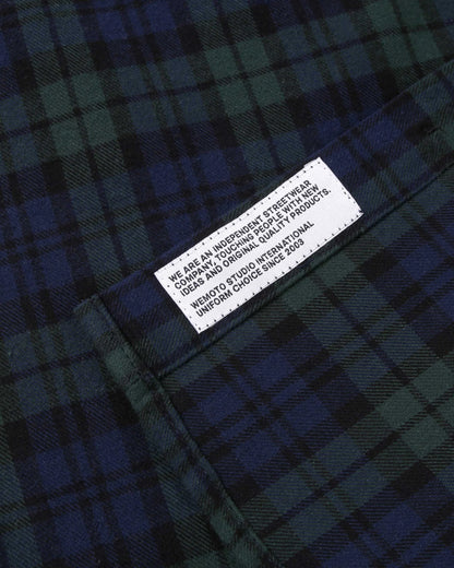 Ian Cotton Flannel Shirt - Dark Green