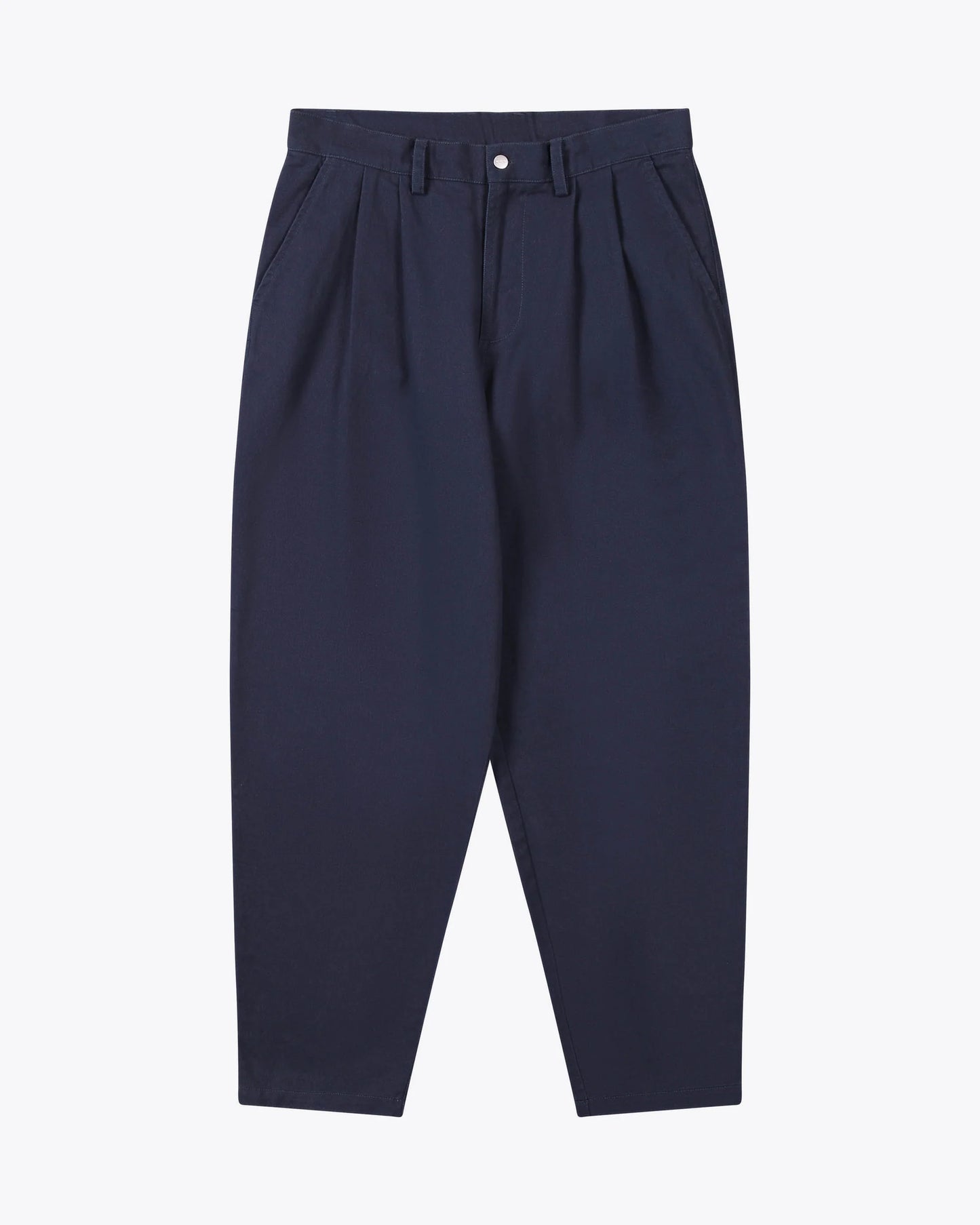 Fletcher 275 Pleated Pants - Navy Blue