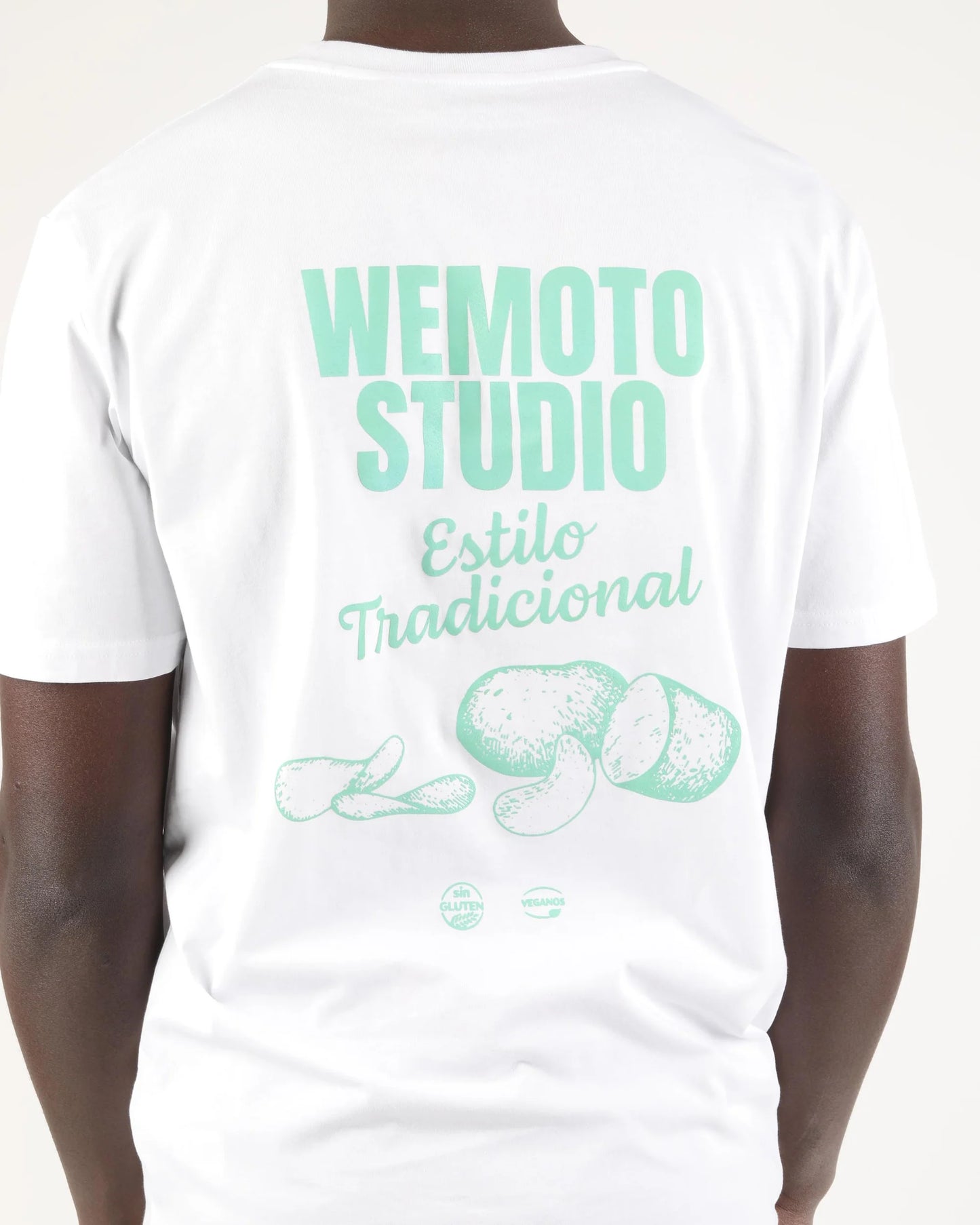 Patatas Printed Artwork T-Shirt - White