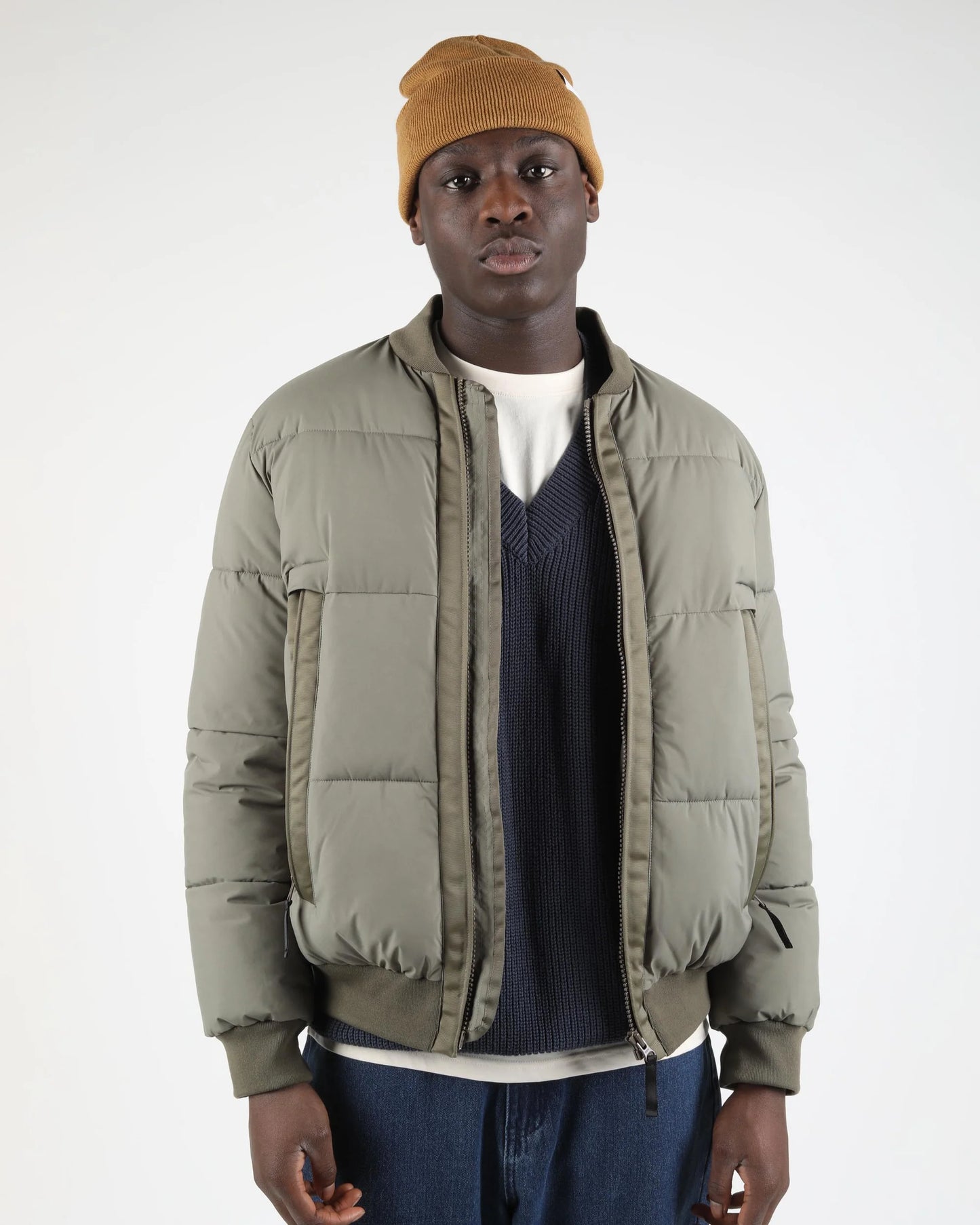 Adrian Bomber Blouson Jacket - Olive