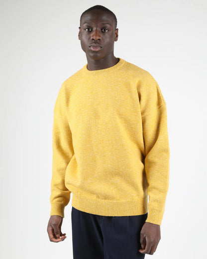 Shane Vegan Knit Crewneck Pullover - Yellow