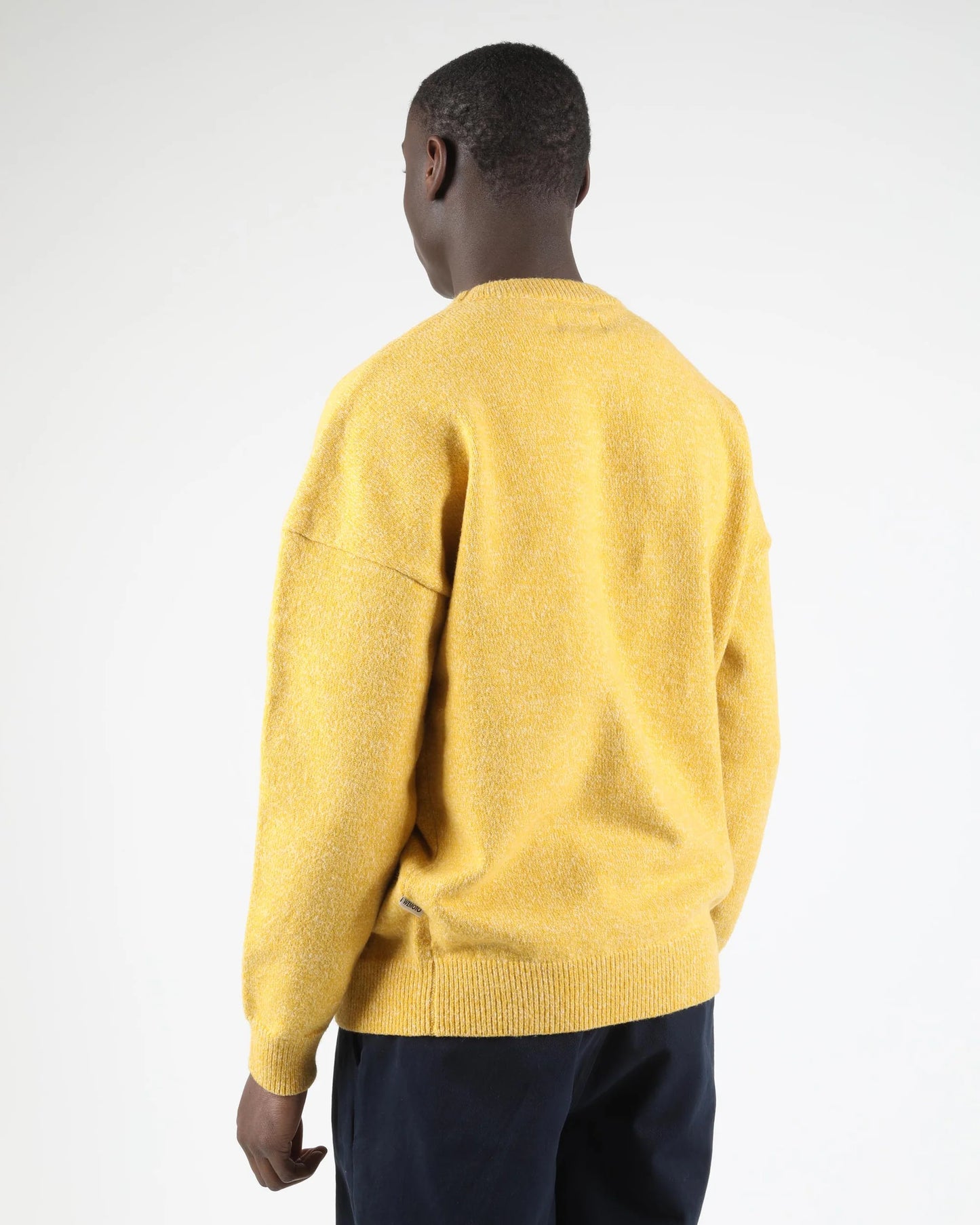 Shane Vegan Knit Crewneck Pullover - Yellow