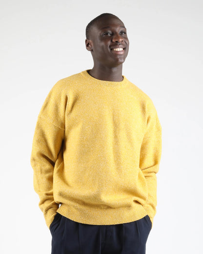 Shane Vegan Knit Crewneck Pullover - Yellow