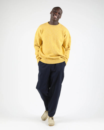 Shane Vegan Knit Crewneck Pullover - Yellow