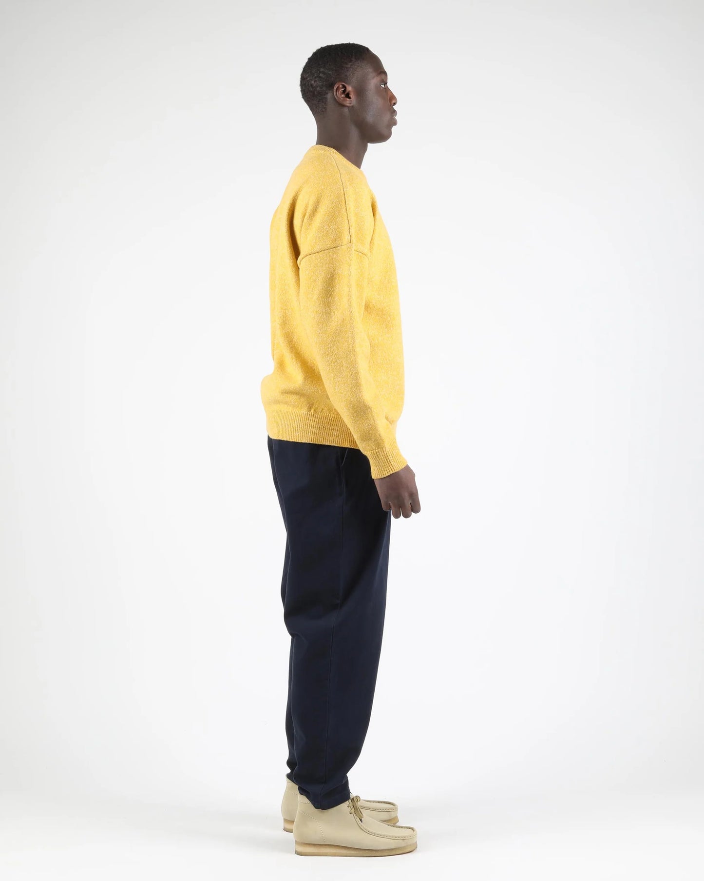 Shane Vegan Knit Crewneck Pullover - Yellow