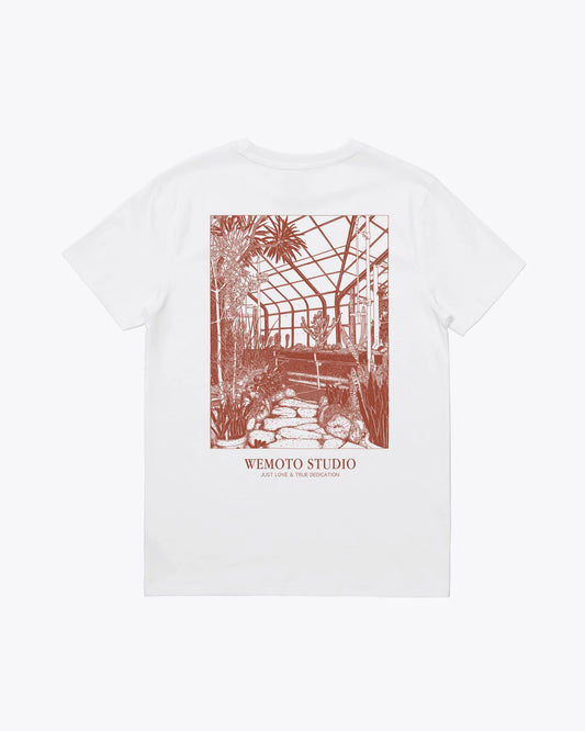 Glasshouse Printed Artwork T-Shirt - White