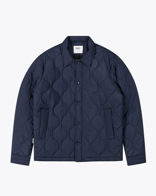 Foster Quilted Liner Jacket - Navy Blue