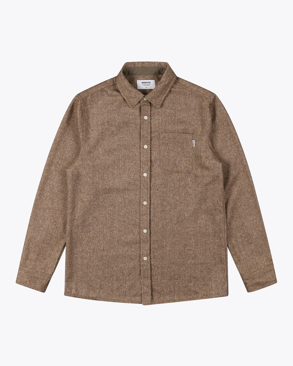 Anderson Blended Wool Shirt - Brown