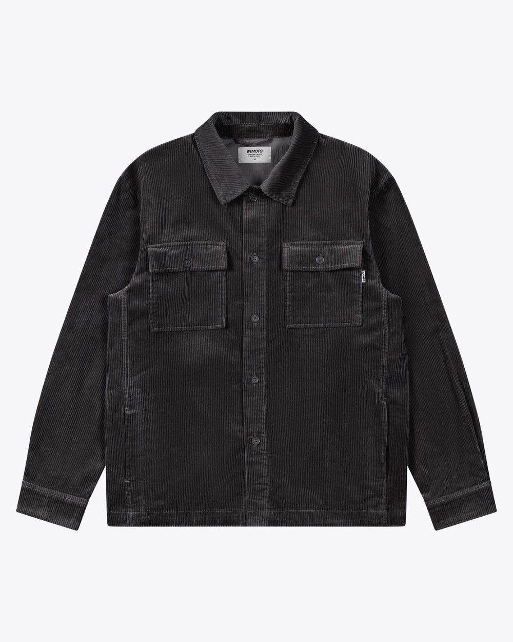 Griffith Corduroy Worker Overshirt - Charcoal