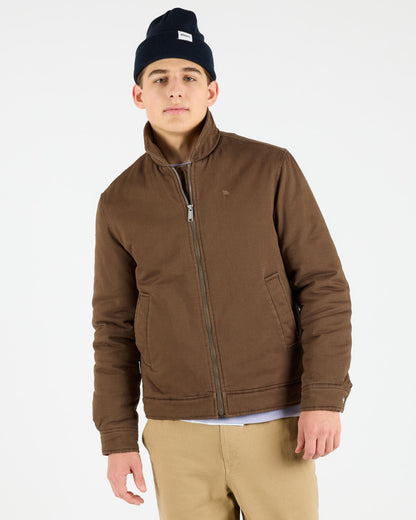 Reed Padded Worker Jacket - Brown