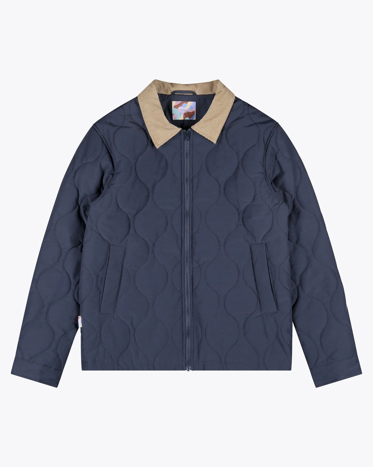 Calem Liner Zip Jacket - Navy Blue