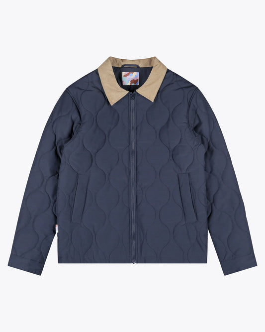 Calem Liner Zip Jacket - Navy Blue