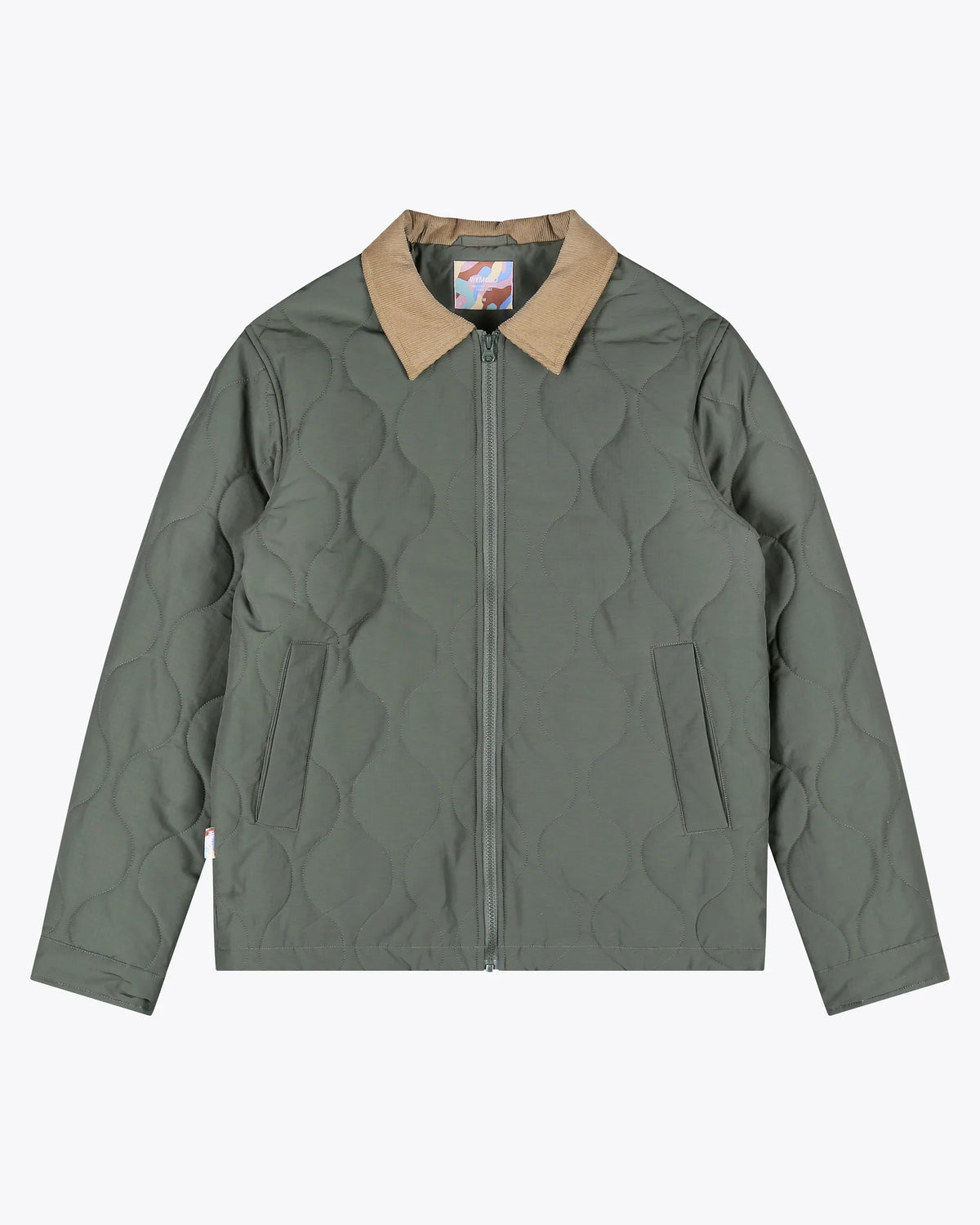Calem Liner Zip Jacket - Olive