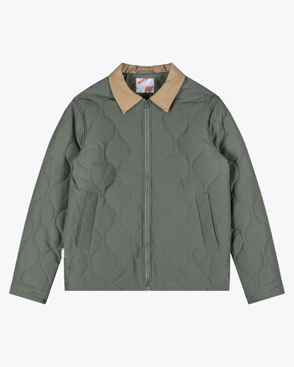 Calem Liner Zip Jacket - Olive